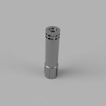 airsoft supresor compensador ar barril cubierta carcasa funda rifle 3d print model - Mito3D