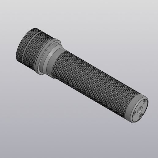 airsoft supressor pbs-1 game ak pbs ak74 silencer 3D print model - Mito3D
