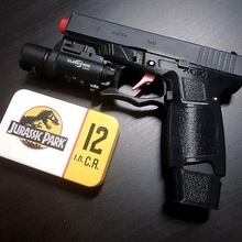airsoft tech g19 gen3 sig telaio gadget giocattolo pistola wetech glock 3d print model - Mito3D