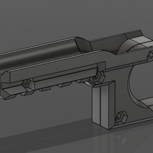 airsoft tt 33 tokarev pistola rotaia gioco 3d print model - Mito3D
