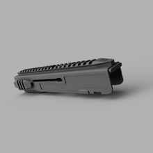 airsoft vz61 tactical receiver extended rails scorpion rail front body 3d print model - Mito3D