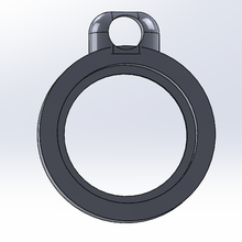 artag Halter Unterstützung Apfel Fliese iPhone Schlüssel Luft Etikett 3d print model - Mito3D
