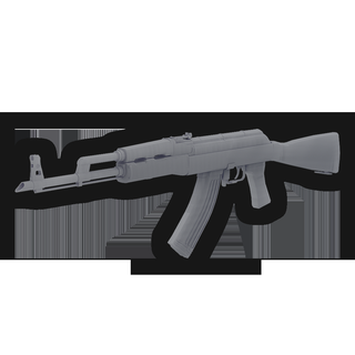 ak 47 agression fusil armes feu pistolet csgo cs 39 assaut 3d print model - Mito3D