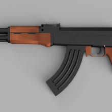ak 47 chaveiro jogos ak47 Assaultrifle csgo Kalashnikov 3d print model - Mito3D