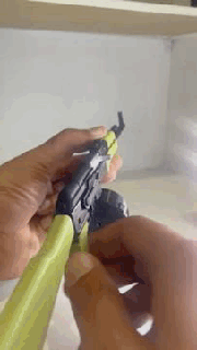 ak47 davul dergi oyun tay silah 3dgun tüfek Kalaşnikof 3d print model - Mito3D