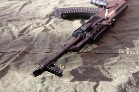 ak 47 frente visión modificación 1 ak47 vista frontal hierro ak47frontsight Kalashnikov fusil asalto rifle airsoft ak47airsoft 3d print model - Mito3D