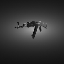 ak 47 arma fogo 3d print model - Mito3D