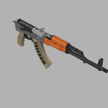 ak liberdade revista ferramenta ak47 arma fogo rifle 3d print model - Mito3D
