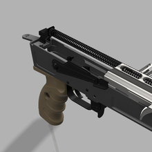 ak kavrama araç ak47 ateşli silah tüfek tabanca 3d print model - Mito3D