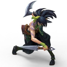 Akali ligue légendes Jeu action figure champion statue ligne jouet lol peau classique 3d print model - Mito3D