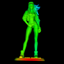 l'akali lol gioco lega leggende darkradamanthys 3d print model - Mito3D