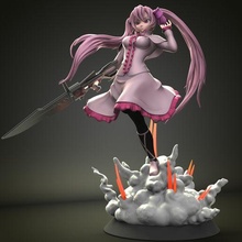akame 3 versiyonlar anime aksiyon şekil hediye oyuncak kız güzel 3d print model - Mito3D