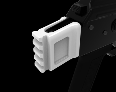 akm Picatinny buttstock adaptör gen 1 çeşitli ak 74 tüfek karabina Demiryolu resim 3d print model - Mito3D