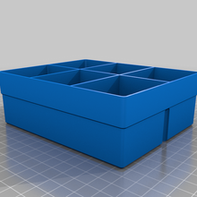 akro-mils large bin 2x3 tool akro-mils bins tool holders boxes 3d print model - Mito3D