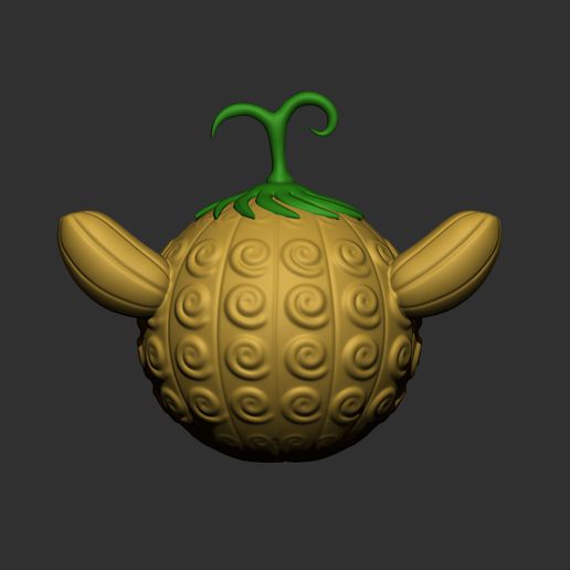akuma mi suoni arte diavolo frutta pezzo clocodile 3D print model - Mito3D