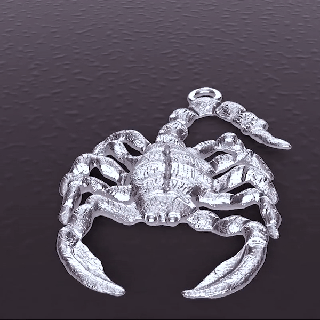 alacran jewelry jewel scorpion rings necklace 3d print model - Mito3D