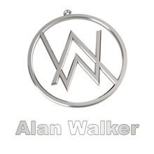 alan walker - necklace medal art music dj 3d 3d print model - Mito3D