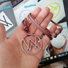 alan walker - necklace medal art 3d dj music 3d print model - Mito3D