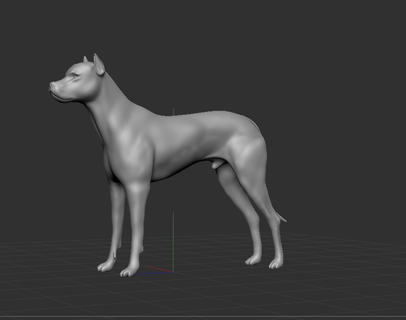Deutsche Dogge Spanisch Hund Pitbull Tier Haustier Trophäe Hunde 3d print model - Mito3D