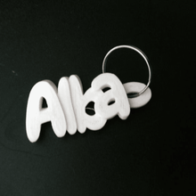 Alba Schlüsselring llavero angepasst Nombre Schlüsselanhänger 3d print model - Mito3D