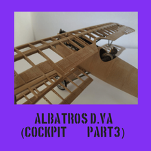 albatross dva, parte 3 gioco modello in kit aeromobili aereo il fai da te fighter piano di puzzle giocattolo modelkit costruzione ww1 giocattoli navale biplano aerodinamica 3d print model - Mito3D