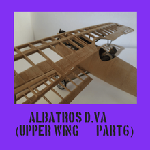 albatross dva parte 6 gioco modello in kit aeromobili aereo il fai da te fighter piano di puzzle giocattolo modelkit costruzione ww1 giocattoli navale biplano aerodinamica 3d print model - Mito3D