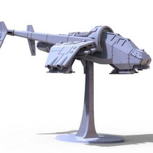 albatros cañonero escala 28mm juego astra militarum el buitre 40k 3d print model - Mito3D