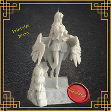 albedo overseer - overlord anime art female demon succubus manga diorama statue statuette 3d print model - Mito3D