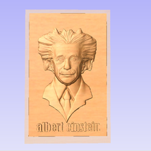 Albert Einstein soulagement 3d print model - Mito3D