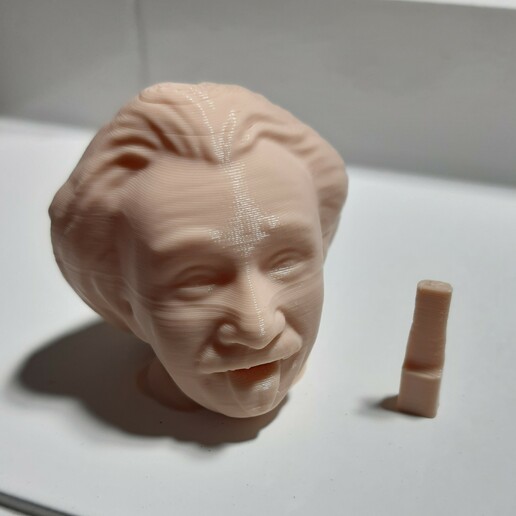 albert einstein Zahnpasta Startseite Mantel Faden Zähne Dental 3D print model - Mito3D