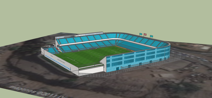 alberto Gallardo estádio esportivo cristal 3d print model - Mito3D