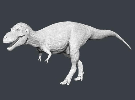 albertosaurus 1 35 scale tyrannosaur theropod saurischian jurassic park world realistic scientifically accurate animal monster 3d print model - Mito3D