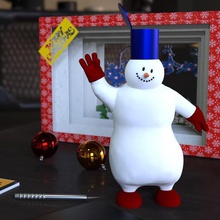 albi snowman - lumiukko çeşitli komik sevimli kar çizgi film xmas Noel animasyon kardan adam 3d print model - Mito3D