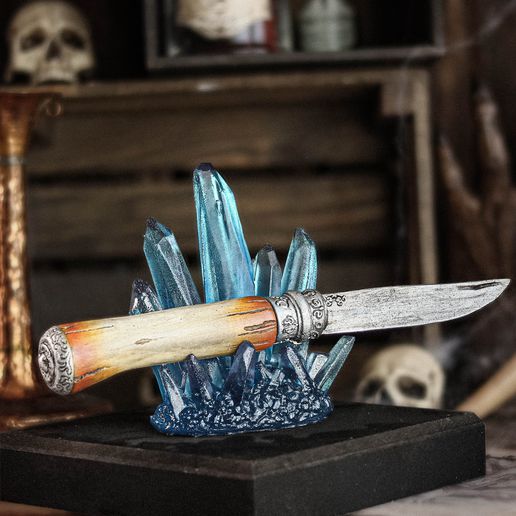 albus dumbledore's knife - half-blood prince harry potter holder game dumbledore cosplay blood severus snape lord voldemort horcrux hogwarts tom riddle diary wizarding noble collection wands ollivanders slytherin lucius malfoy draco gryffindor sword 3D print model - Mito3D