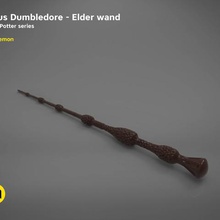 albus dumbledore elder wand harry potter films 3d print model various accessories deathly game games toys hallows headmaster magic magician school voldemort witchcraft witchery wizardy 3d print model - Mito3D