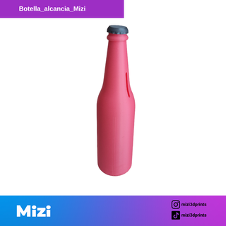 alcancia bottiglia arte giocattolo moneta bobina infantile utile 3d print model - Mito3D