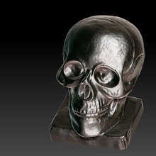 alcancia skull 3d print model - Mito3D