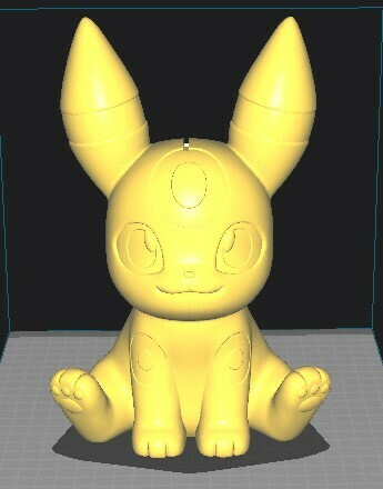 alcancia umbreon 3D print model - Mito3D