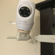 alcatel baby link 510 monitor gadget bedroom surveillance camera mount cam 3d print model - Mito3D