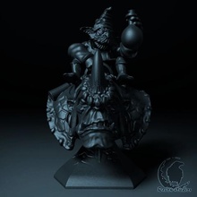 alquimista busto dota 2 jogo figurinhas minatures criaturas monstros personagens modelos bustos jogos fantasia herói 3d print model - Mito3D