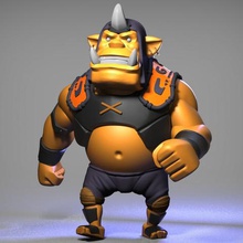alchemist orc game dota monster giant toy 3d print model - Mito3D