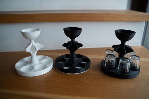alcol dispenser versatore multiple colpi festa accessorio gadget cucina 3d print model - Mito3D