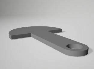 aldi chiave utensili attrezzo hack portachiavi carrello sbloccare grimaldello utile maneggevole Uniti d'America 3d print model - Mito3D