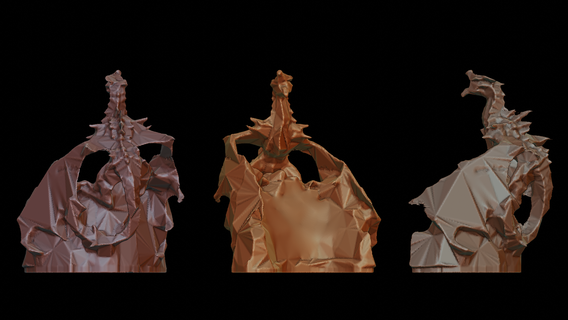 alduin continuar 3d impresión modelo continuar dovahkiin alduin fantasía pergaminos skyrim escultura 3d print model - Mito3D