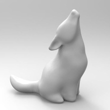 alebrije loup divers animal ornement wolf figure chien de compagnie mascotte la fox 3d print model - Mito3D