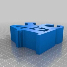 Alec Wort Skulptur angepasst Skulpturen 3d print model - Mito3D