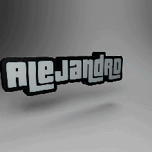 alejandro - illuminated sign  letters    light sign luminous decoration led  business alexander