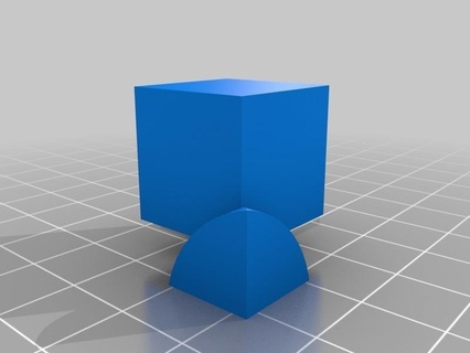gehe weg einfach Würfel angepasst Rätsel Spiel Tafel Spiele 3d print model - Mito3D