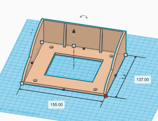 alero portiere electrico 3d print model - Mito3D