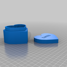 alex's heart box tool container love valentine 3d printing 3d print model - Mito3D
